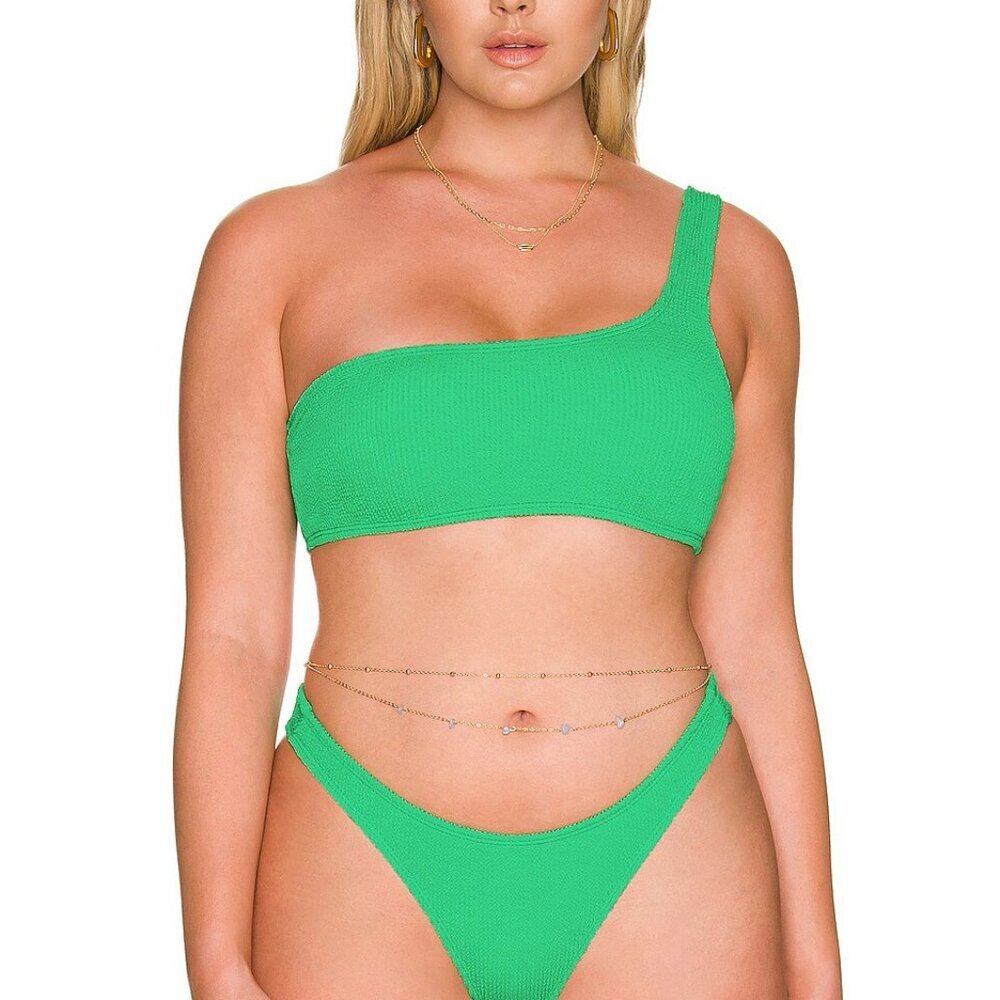 NWT Good American One Should Always Fits Summer Green 6